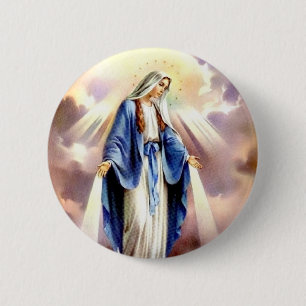 Badge Rond 5 Cm L'acceptation de Mary