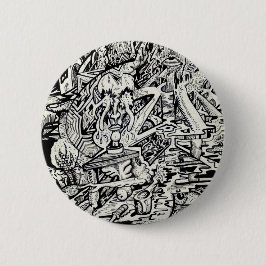 Badge Rond 5 Cm L'Adept, ou une Transfiguration Freakish