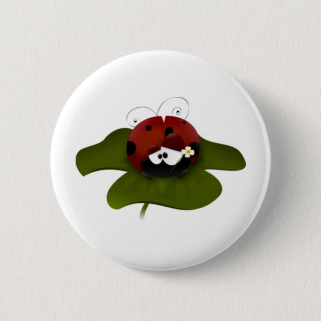 Badge Rond 5 Cm Lady Bug (Devant)