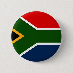 Badge Rond 5 Cm L'Afrique du Sud