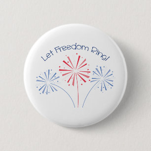 Badge Rond 5 Cm Laisser la liberté tourner