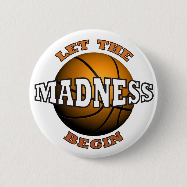 BADGE ROND 5 CM LAISSEZ LA FOLIE COMMENCER (Devant)
