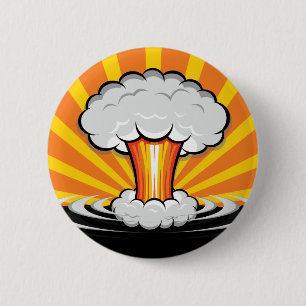 Badge Rond 5 Cm Laissez tomber la bombe - bouton
