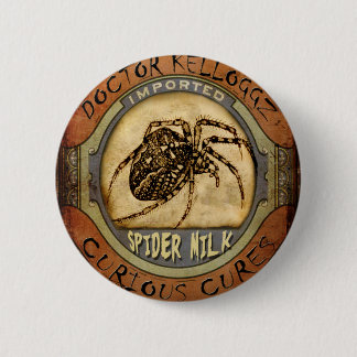 Badge Rond 5 Cm Lait d'araignée