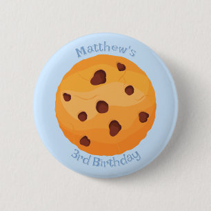 Badge Rond 5 Cm Lait et cookies