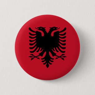 Badge Rond 5 Cm l'Albanie