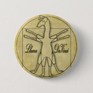 Badge Rond 5 Cm Lama da Vinci