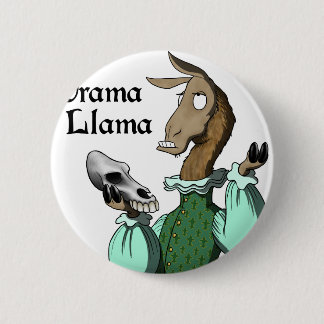 Badge Rond 5 Cm Lama de drame
