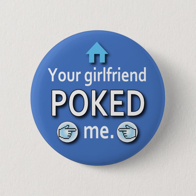 Badge Rond 5 Cm L'amie d'Ur m'a poussé (Devant)