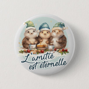 Badge Rond 5 Cm L'amitié est éternelle
