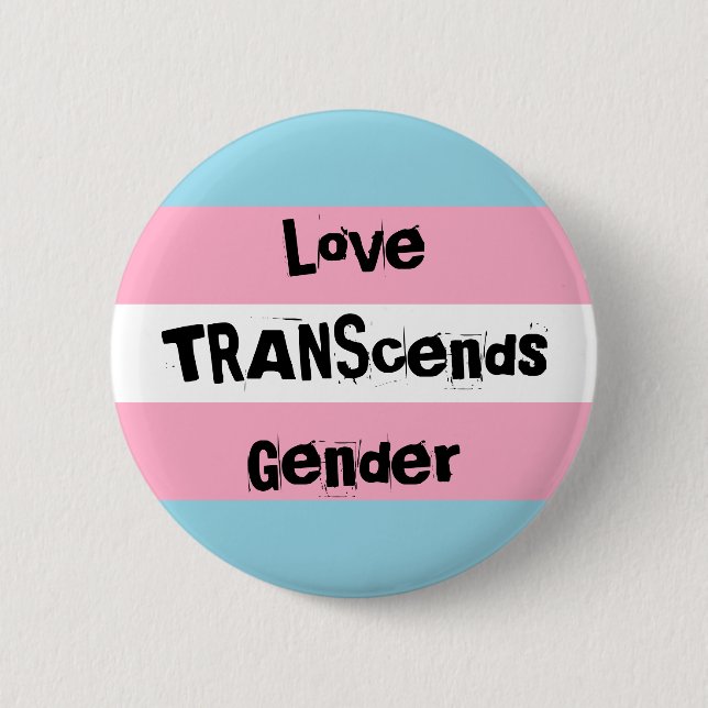Badge Rond 5 Cm L'amour dépasse le bouton de genre (Devant)