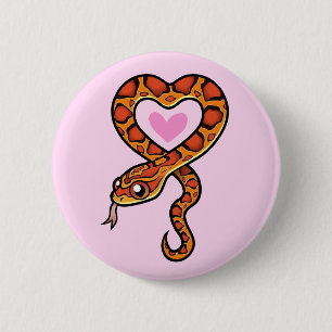 Badge Rond 5 Cm L'amour du serpent