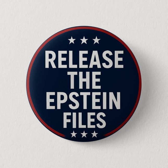 Badge Rond 5 Cm Lancer les fichiers Epstein (Devant)