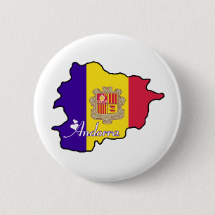 Badge Rond 5 Cm L'Andorre fraîche