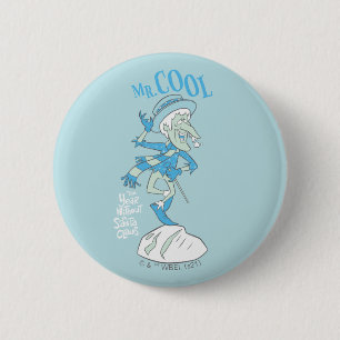 Badge Rond 5 Cm L'ANNÉE SANS SANTA CLAUS™   Monsieur le Cool