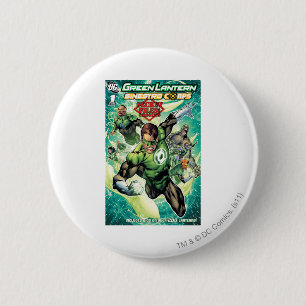 Badge Rond 5 Cm Lanterne verte - dossiers et couverture secrets