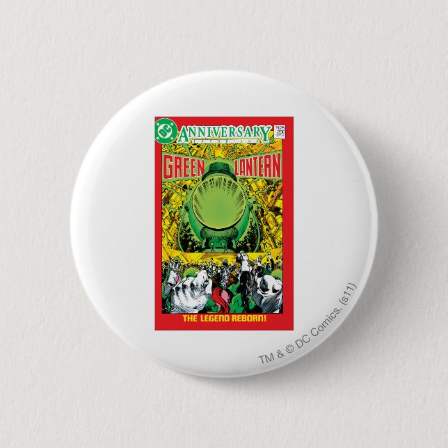 Badge Rond 5 Cm Lanterne verte - la légende renée (Devant)