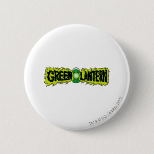 Badge Rond 5 Cm Lanterne verte - lanterne rougeoyante 2