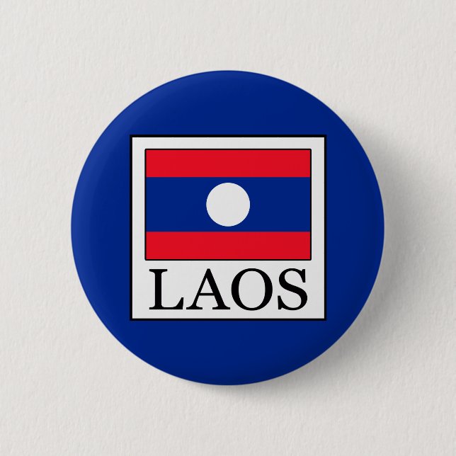 Badge Rond 5 Cm Laos (Devant)