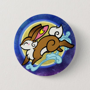 Badge Rond 5 Cm lapin
