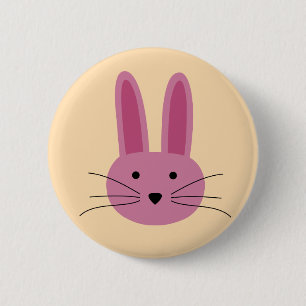 Badge Rond 5 Cm Lapin