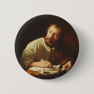 Badge Rond 5 Cm L'Appel de l'apôtre Matthieu