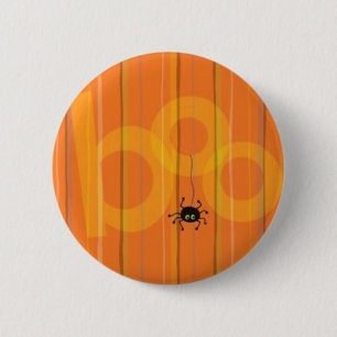 Badge Rond 5 Cm L'araignée de Halloween huent le bouton