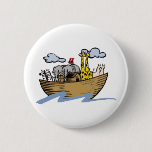Badge Rond 5 Cm L'arche de Noé