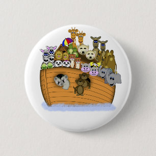 Badge Rond 5 Cm L'arche de Noé