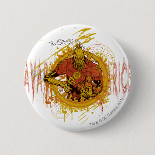 Badge Rond 5 Cm Larfleeze - Agent Orange 14