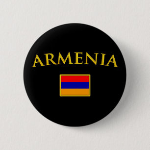 Badge Rond 5 Cm L'Arménie d'or