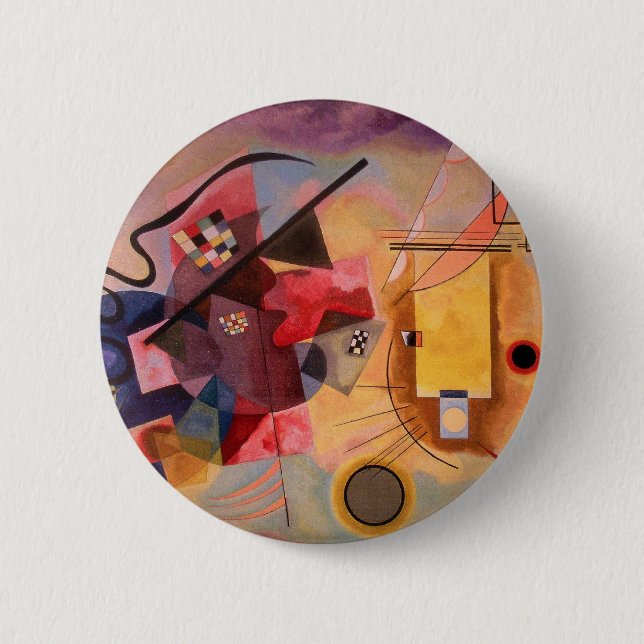 Badge Rond 5 Cm L'art Abstrait kandinski (Devant)