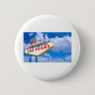 Badge Rond 5 Cm Las Vegas