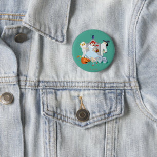 Badge Rond 5 Cm L'Assistant D'Oz™ Dorothy Halloween Joyeuse Dans
