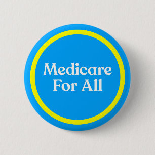 Badge Rond 5 Cm L'assurance-maladie pour tous