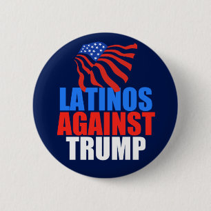 Badge Rond 5 Cm Latino contre l'atout