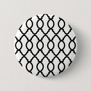 Badge Rond 5 Cm Latis Motif géométrique