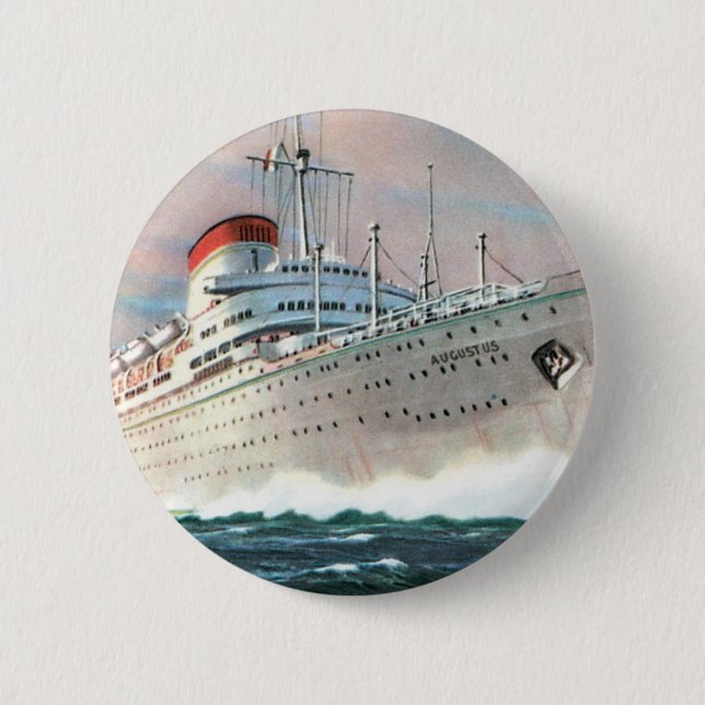 Badge Rond 5 Cm L'Auguste de la ligne italienne (Devant)