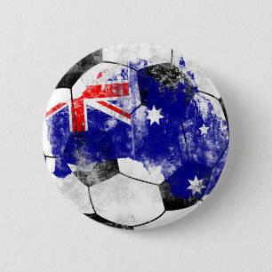 Badge Rond 5 Cm L'Australie a affligé le football