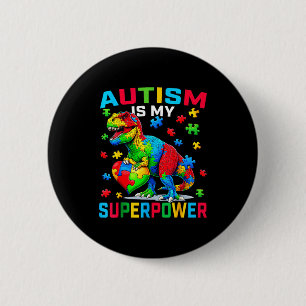 Badge Rond 5 Cm L'autisme est superpouvoir sensibilisation à l'aut