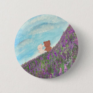Badge Rond 5 Cm Lavender Field of Memories