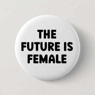 Badge Rond 5 Cm L'Avenir Est L'Égalité Féminine