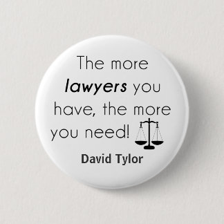 Badge Rond 5 Cm Lawyer humour