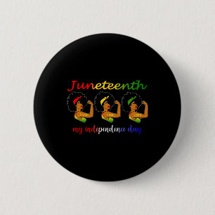 Badge Rond 5 Cm Le 11° Jour De L'Indépendance Les Femmes Noires Li