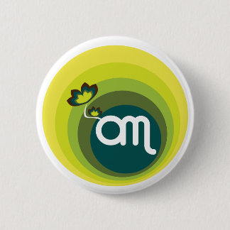 Badge Rond 5 Cm [le BD] L'OM v 1,0" menthe" - le bouton/insigne