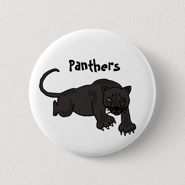 Badge Rond 5 Cm Le BH bouton de panthères (Devant)