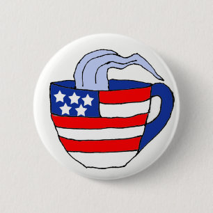 Badge Rond 5 Cm Le BH bouton politique de thé