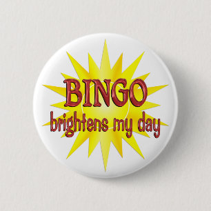 Badge Rond 5 Cm Le BINGO-TEST éclaire mon jour
