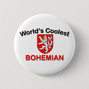 Badge Rond 5 Cm Le bohémien le plus frais