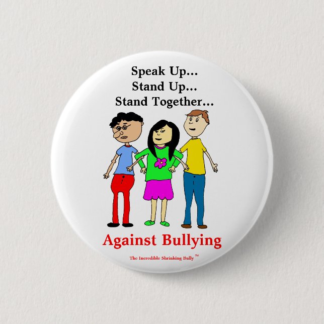 Badge Rond 5 Cm Le bouton craintif incroyable de despote (Devant)